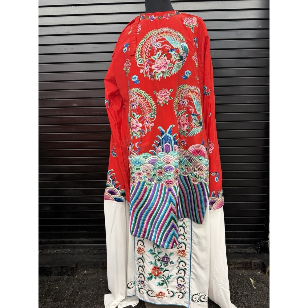 Chinese Traditional Beijing‎ Opera Empress Red Embroidered Dress Opera Costume